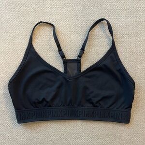 Victoria’s Secret Pink Black Sports Bra